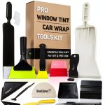 Window Tint Kit TRAYCLICKS Rubber Plastic Squeegee-0